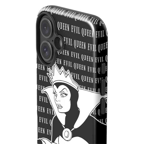 Disney Villains Evil Queen Black and White iPhone 16 Plus Impact Case
